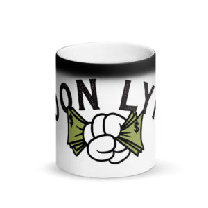Goon Lyfe Cash Hands - Matte Black Magic Mug