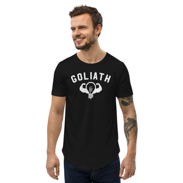 GOLIATH - Men's Curved Hem T-Shirt - Image 3
