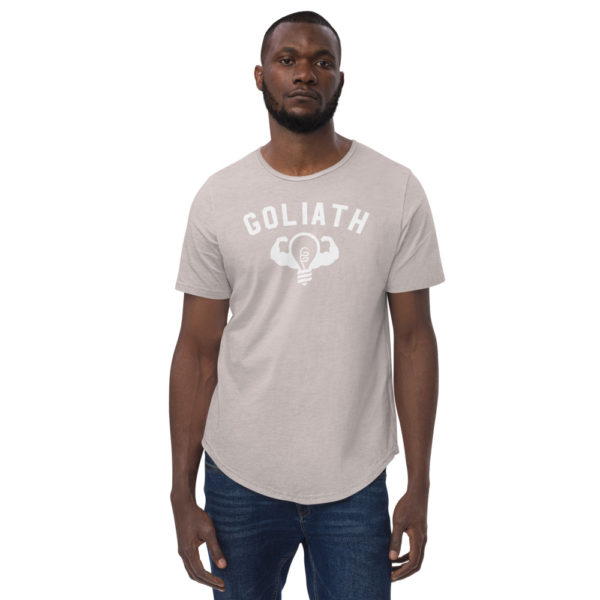 GOLIATH - Men's Curved Hem T-Shirt - Image 2
