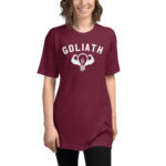 GOLIATH FLEX - Unisex Tri-Blend Track Shirt - Image 2