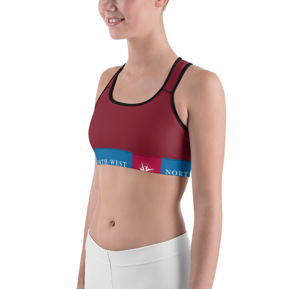 NWC Burgundy Sports bra - Image 2