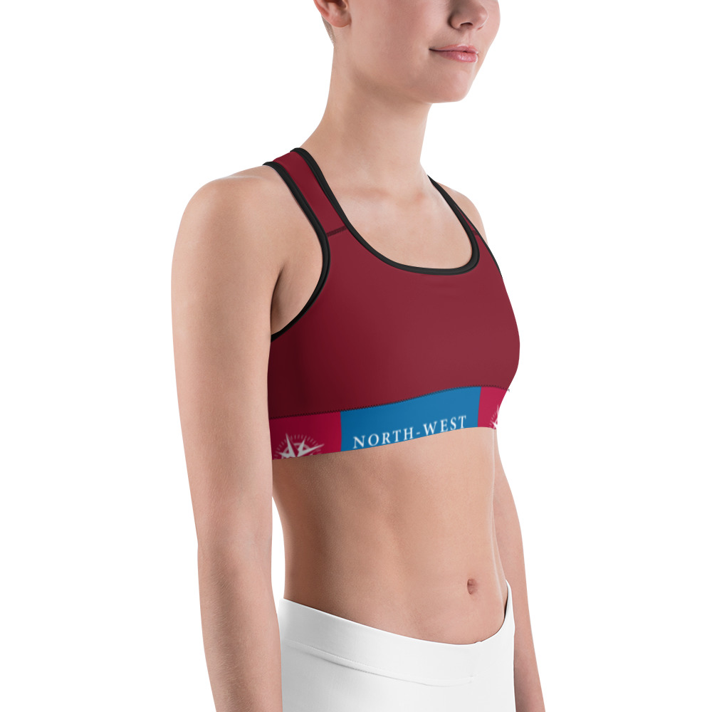 NWC Burgundy Sports bra - Image 3