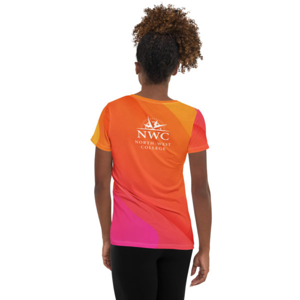 NCI Anime Pharmacy Assistant All-Over Print Women's Athletic T-shirt - Image 3