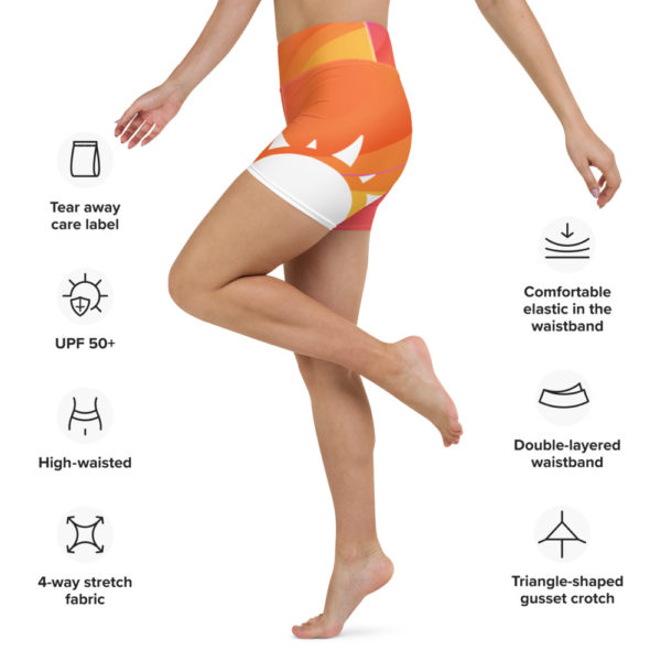 NCI Colorful Yoga Shorts - Image 2