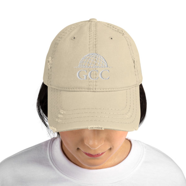 GCC Embroidered - Distressed Dad Hat - Image 3
