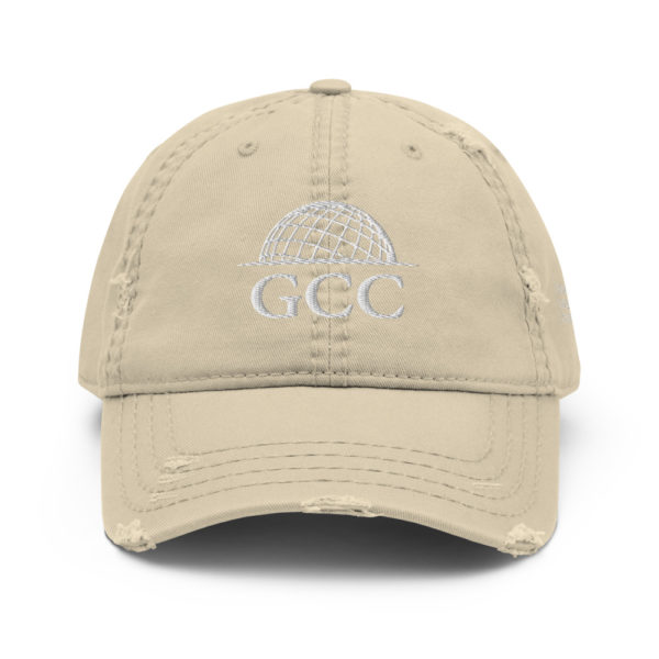 GCC Embroidered - Distressed Dad Hat - Image 4