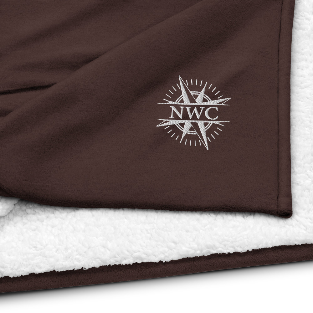 NWC Embroidered Premium sherpa blanket - Image 3