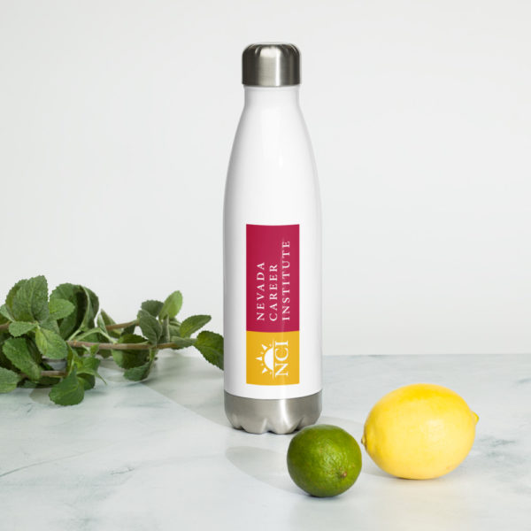 NCI Logo - Stainless Steel Water Bottle - Image 2
