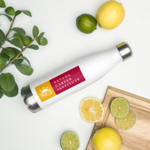 NCI Logo - Stainless Steel Water Bottle