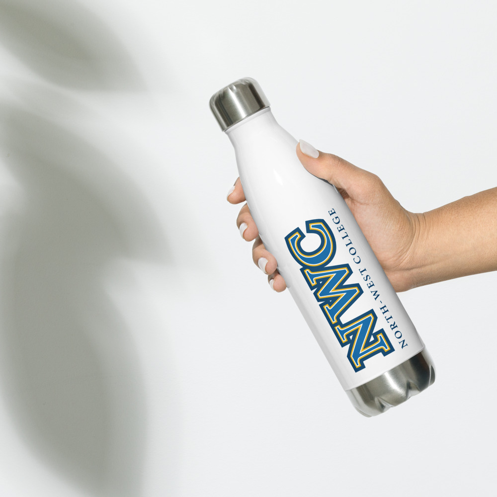 NWC University Style Logo Stainless Steel Water Bottle