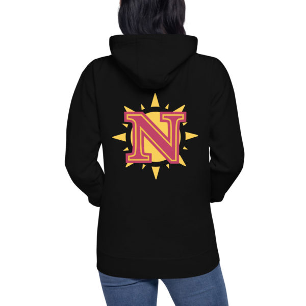 NCI double sided Sun Logo Unisex Hoodie - Image 5