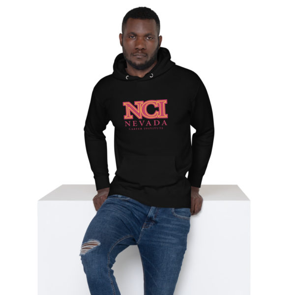 NCI double sided Sun Logo Unisex Hoodie - Image 3