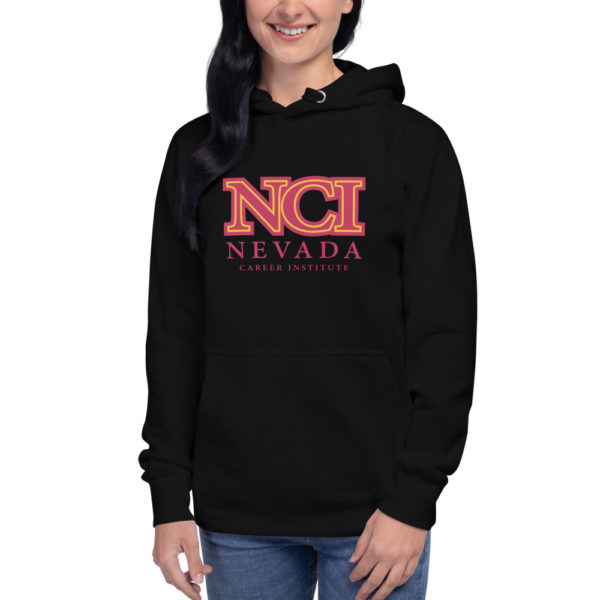 NCI double sided Sun Logo Unisex Hoodie - Image 4