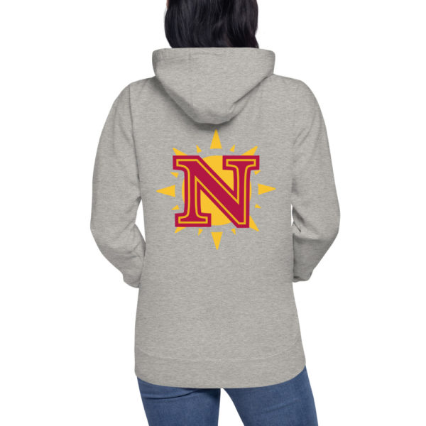 NCI double sided Sun Logo Unisex Hoodie - Image 15