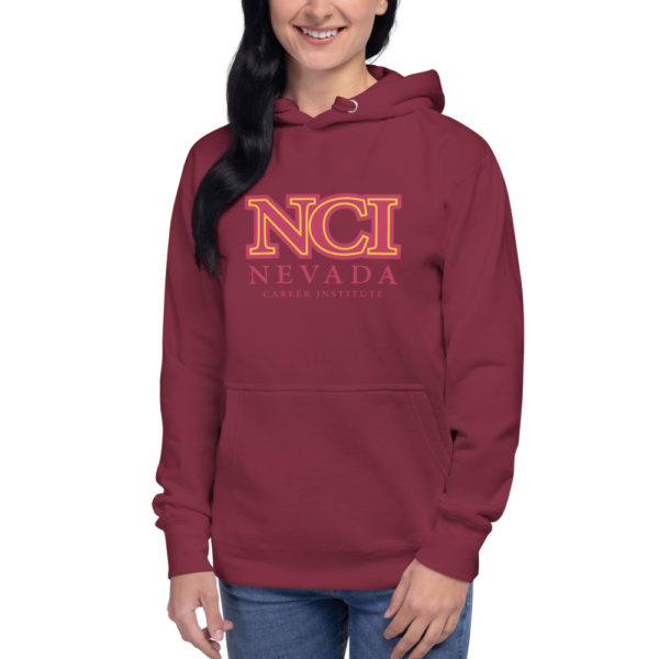 NCI double sided Sun Logo Unisex Hoodie - Image 6