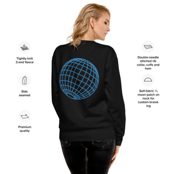 GCC Blue Unisex Premium Sweatshirt - Image 2