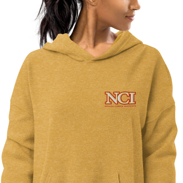 NCI Unisex sueded fleece hoodie