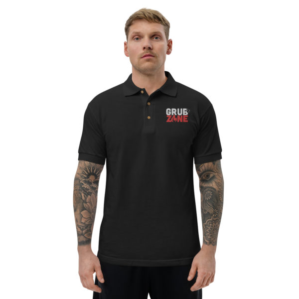 GRUB ZONE - Embroidered Polo Shirt - Image 2