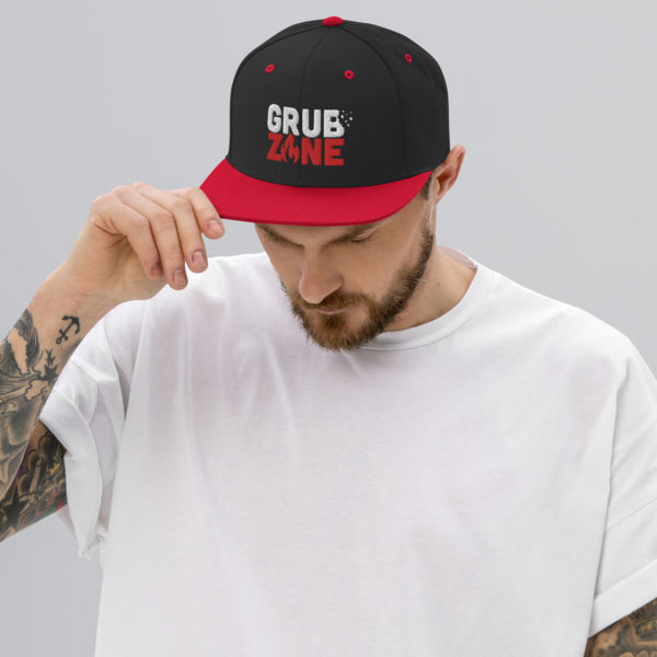 GRUB ZONE - 3D PUFF EMBROIDERED Snapback Hat