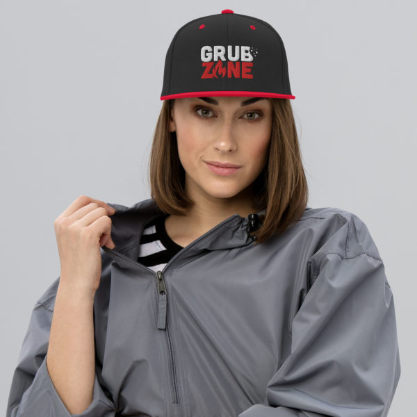 GRUB ZONE - 3D PUFF EMBROIDERED Snapback Hat - Image 2