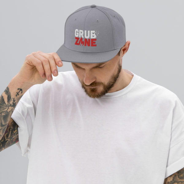 GRUB ZONE - 3D PUFF EMBROIDERED Snapback Hat - Image 5