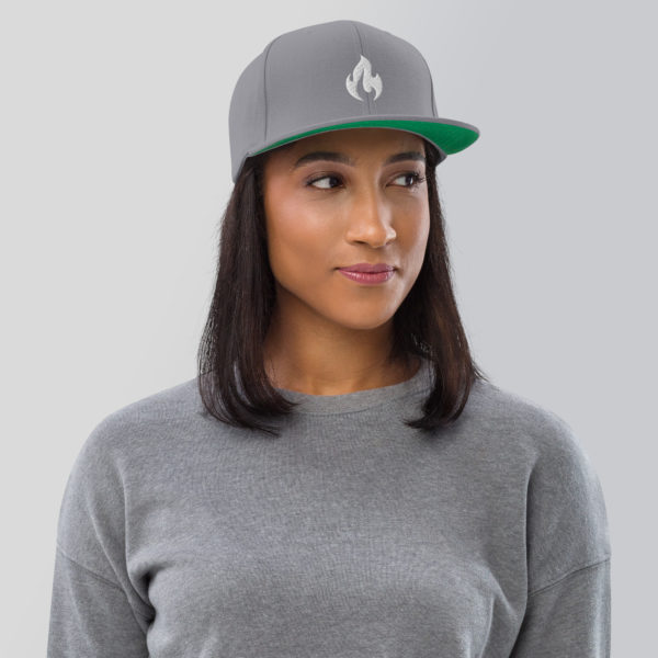 GRUB ZONE FIRE w/ 3D PUFF EMBROIDERY Snapback Hat - Image 7